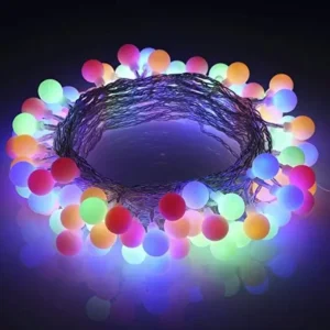 RGB Ball Light 40ft 220 Volt
